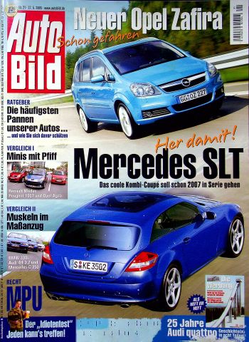 Deckblatt Auto Bild (21/2005)